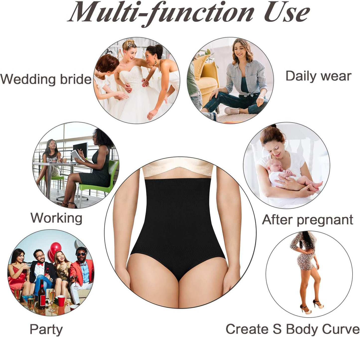 Seamless Body Shaper Shorts – Waist Trainer & Hip Enhancer for Women