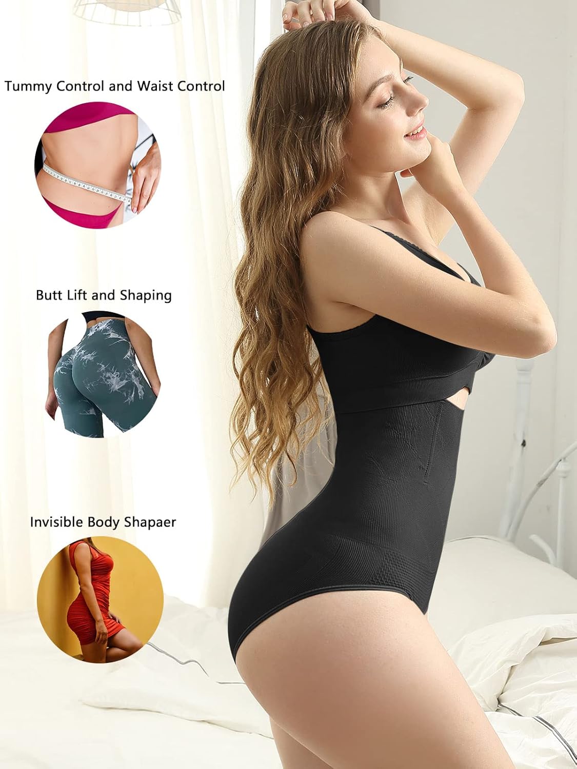 Seamless Body Shaper Shorts – Waist Trainer & Hip Enhancer for Women