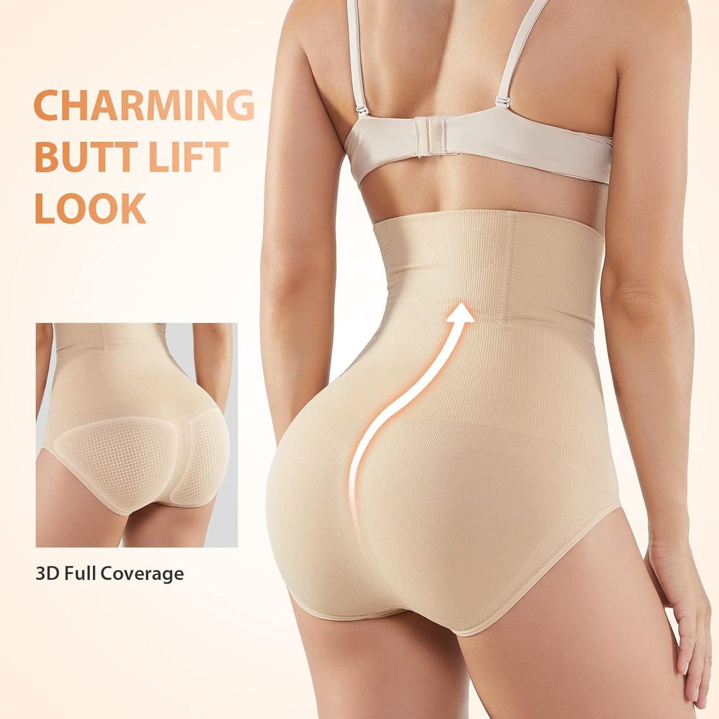 Seamless Body Shaper Shorts – Waist Trainer & Hip Enhancer for Women